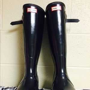 Barely work black High Gloss Hunter Rainboot