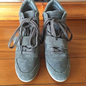 ASH sneaker wedges -- army green