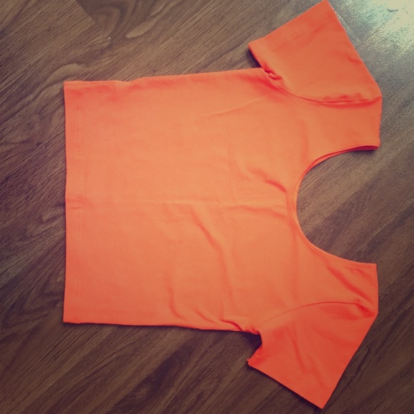 American Apparel Orange Crop Tee