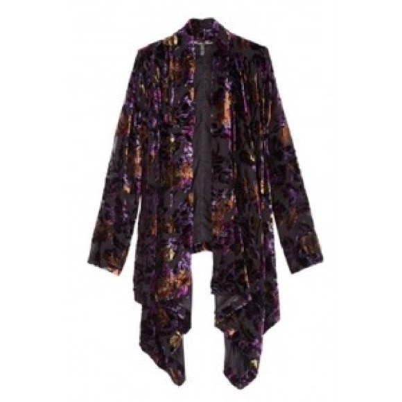 Winter Kate Jasmine Velvet Cardigan - XS