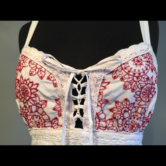 White and red sundress - Picture 2 of 4