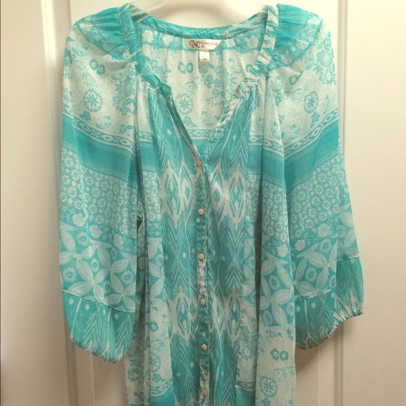 Sheer blouse