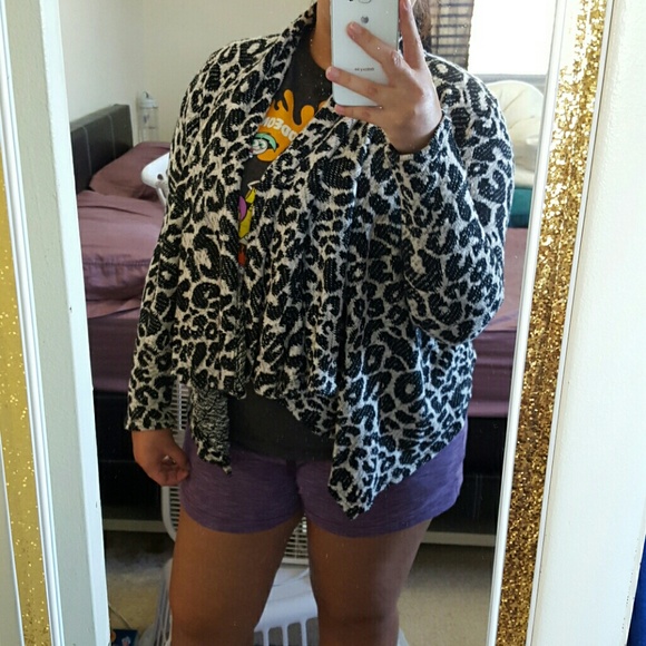 Cheetah Print Cardigan