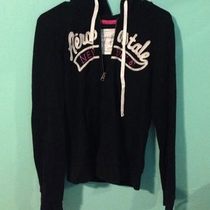 Aeropostale black zip up jacket.