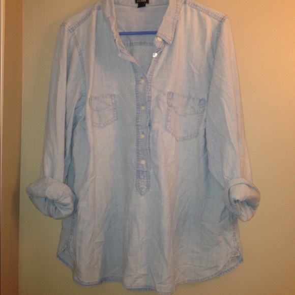 J. Crew denim top