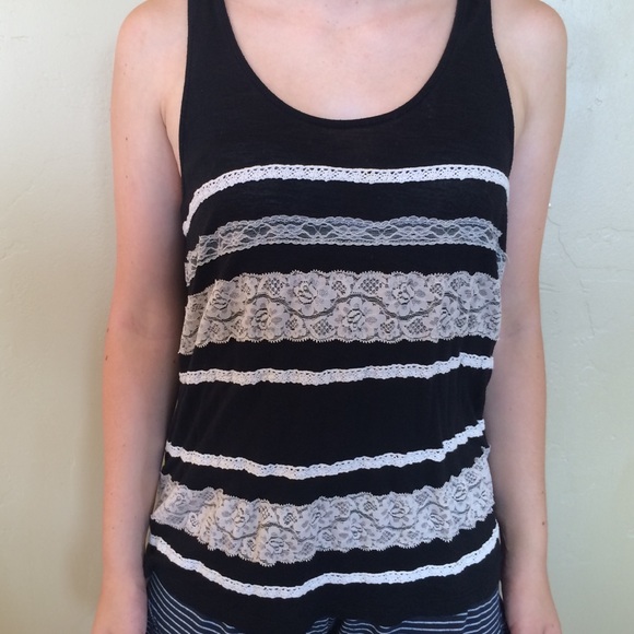 Black tank top