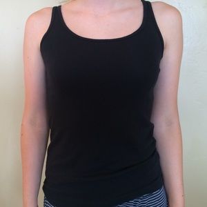 Black tank top