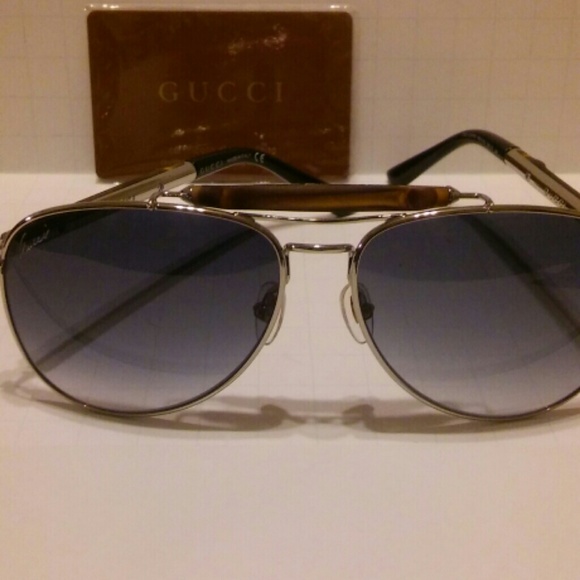 Gucci 4240 bamboo series, platinum and bamboo - Picture 2 of 4