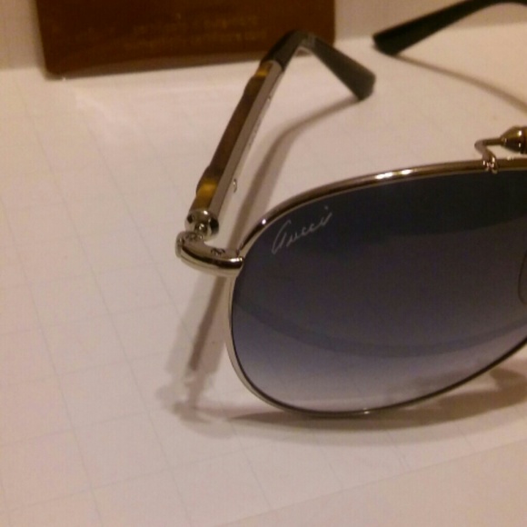 Gucci 4240 bamboo series, platinum and bamboo - Picture 4 of 4