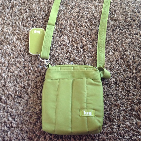 Cross body green purse / bag