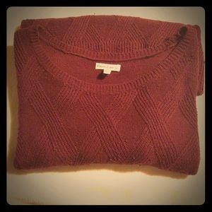 Burgundy sweater