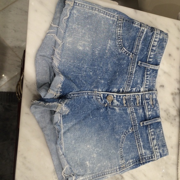 Hollister jean high rise shorts