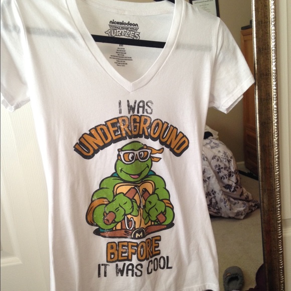White Ninja Turtle shirt