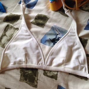 White bikini top