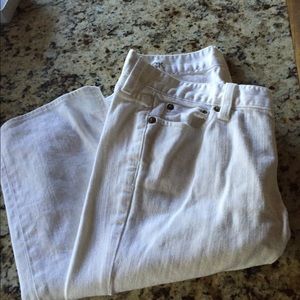 J Crew women's matchstick white jeans