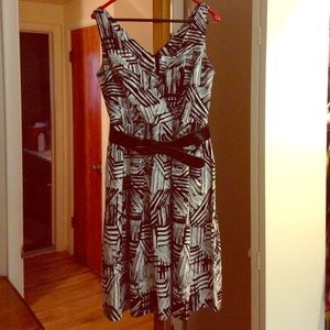 Coldwater Creek black and white dress