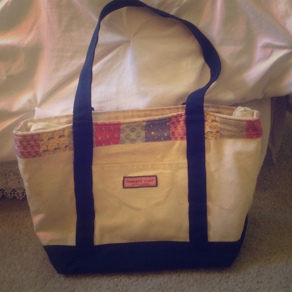 Nautical Vineyard Vines canvas tote