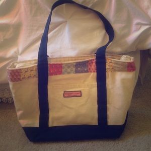 Nautical Vineyard Vines canvas tote