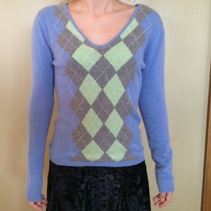 Argyle Cashmere sweater
