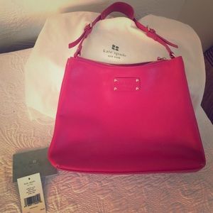 KATE SPADE FUSHIA SERENA HANDBAG!!