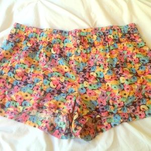 Fruit Loop Pajama shorts!