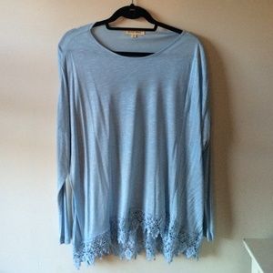 Carolina Blue Flowy top