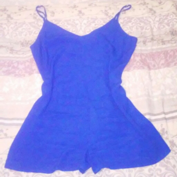 NWT Radiant blue romper