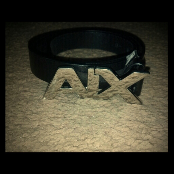 Women's Armani Exchange logo belt