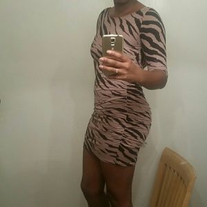 Tiger stripped dress