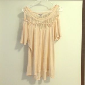 Cream color comfy, fun tshirt!