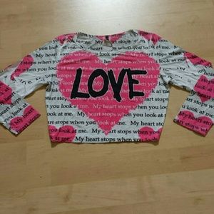 Love crop top