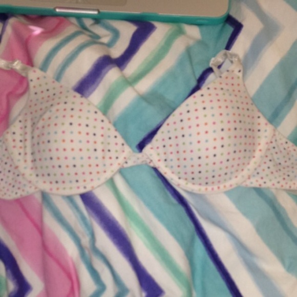 Polka dot bra
