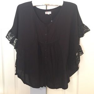 Black casual shirt