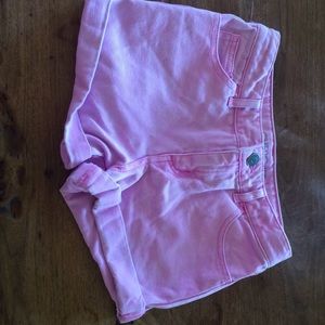 Pink shorts