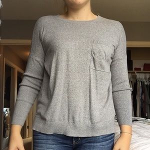 Gray sweater