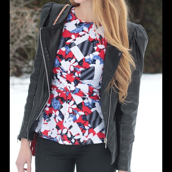 Peter Pilotto for Target Red Floral Tank