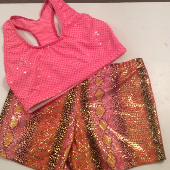Girls Dance Hot Pants and Matching Too