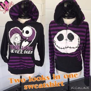 Nightmare Before Christmas Reversible Sweatshirt