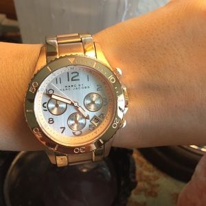 Rose gold Marc Jacobs watch