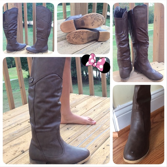 👢👢Cute Over The Knee Brown Knee👢👢