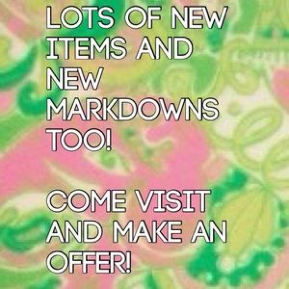 New items and new markdowns