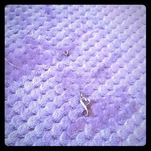 Silver Infinity Heart Necklace