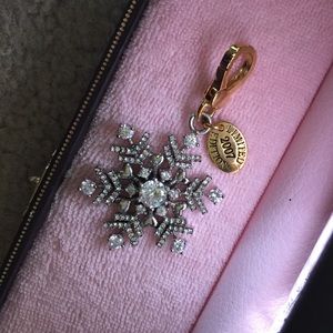 Juicy Couture Rhinestone Snowflake Charm