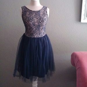 Navy blue dress