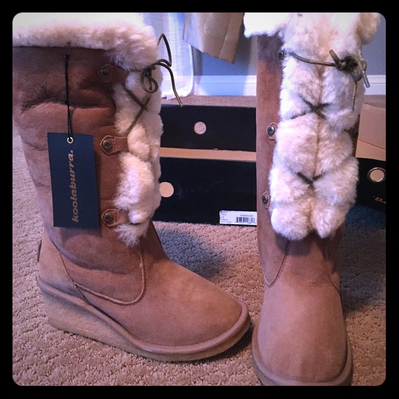 Koolaburra Shasta Chestnut Boots 8