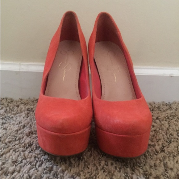 Orange heels