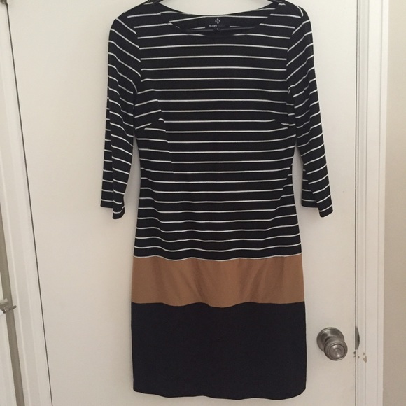 Color Block/Striped Mod Dress