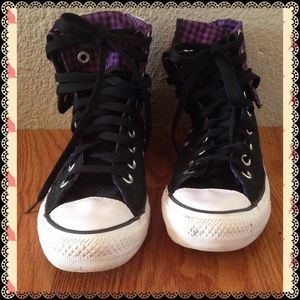 Fold Over Calf High Converse