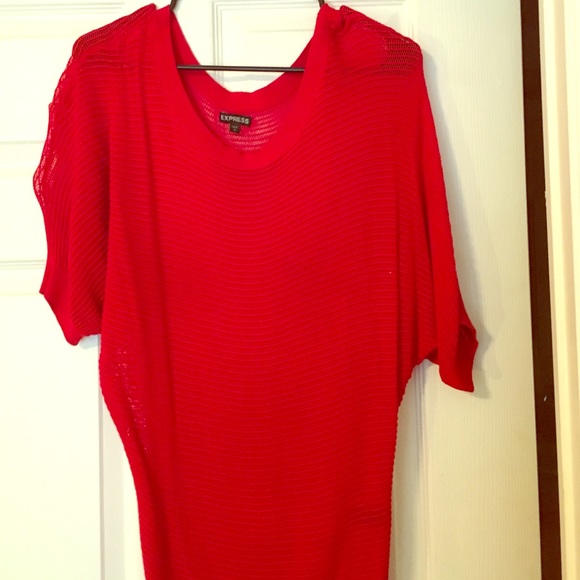 Red express sweater