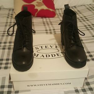 Black Combat booties
